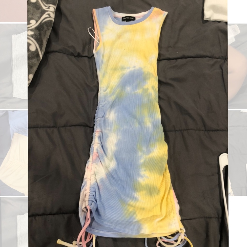 Tye dye tank dress